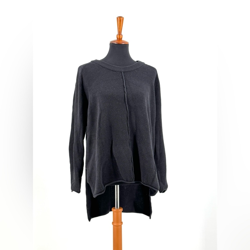 Known Supply Solstice Sweater in Black Organic Cotton Size M